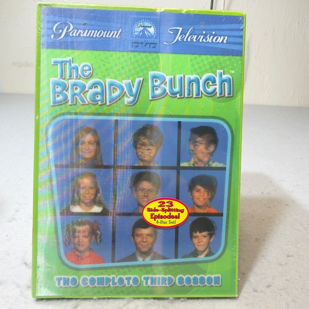 The Brady Bunch The Complete Third Season DVD‎ 4-Disc Set 23 Episodes New Sealed